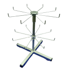 Stojak na breloki, biżuterię, maskotki 2 POZIOMY - rożne kolory
