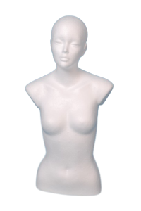 Korpus styropianowy z głową manekin damski