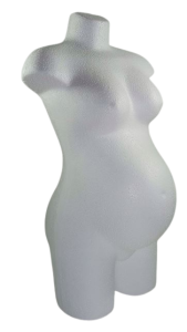 Korpus styropianowy manekin ciążowy