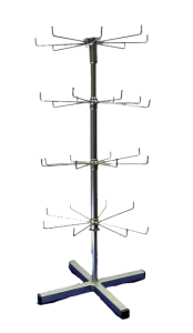 Stojak na breloki, biżuterię, maskotki 4 POZIOMY - rożne kolory