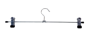 Wieszak klamrowy metalowy do spodni/spódnic 30 cm