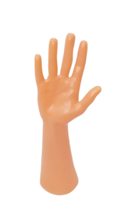 Ręka plastikowa EKSPOZYTOR na zegarki, rękawiczki, bransolety