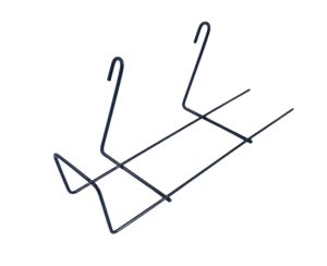 Uchwyt na buty lewostronny na kratę ekspozycyjną