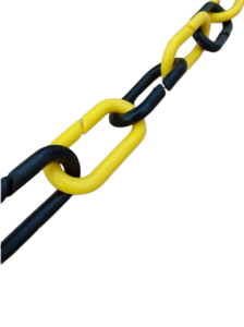 Łańcuch plastikowy BHP/ogrodzeniowy