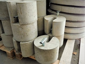 Obciążnik betonowy 15 kg do namiotu handlowego