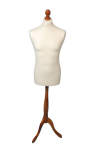 Manekin krawiecki męski standard - drewniana podstawa